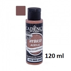 CADENCE Farba hybrydowa matowa 120ml ciepły brąz 016 MATT